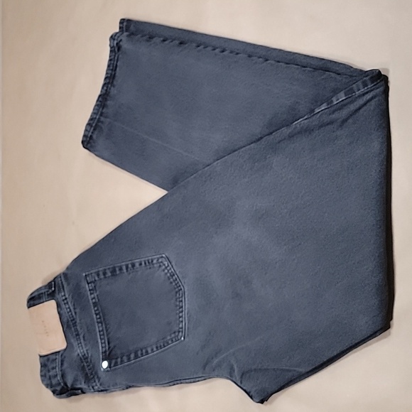 &Denim Size 6 Washed Black 90's Baggy Jeans Ultra High Waist, Gently Used Cond. - Picture 1 of 13
